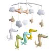 Crocodile Handmade Animal Musical Crib Mobile Hanging Nursery Room Decor Baby Mobile for Crib