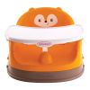 Infantino Grow-with-Me 4-in-1 Lightweight Feeding Booster Seat, Unisex 4-48 Months, Orange Fox