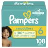 Pampers Swaddlers Diapers Size 6, 108 Count