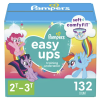 Pampers Easy Ups Training Underwear Girls, Size 4 2T-3T, 132 Count