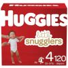 Huggies Little Snugglers Hypoallergenic and Latex-Free Diapers;  Size 4;  Count 120