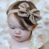 2 Pieces Baby Headband for Child Bowknot Headwear Cables Turban for Kids Elastic Headwrap Baby Hair Accessories