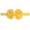 2 Pieces Baby Headband for Child Bowknot Headwear Cables Turban for Kids Elastic Headwrap Baby Hair Accessories