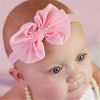 2 Pieces Baby Headband for Child Bowknot Headwear Cables Turban for Kids Elastic Headwrap Baby Hair Accessories