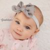 2 Pieces Baby Headband for Child Bowknot Headwear Cables Turban for Kids Elastic Headwrap Baby Hair Accessories