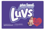 Luvs Pro Level Leak Protection Diapers, Size 1, 116 Count