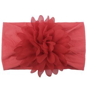 Creative Chiffon Flower Headband Baby Hair Accessories Cute Princess Headband (Option: 6Style)