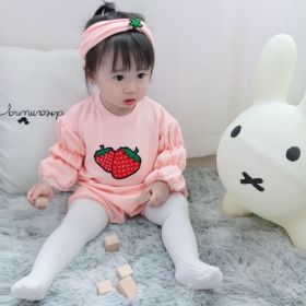 Baby jumpsuit (Option: Pink-80cm)