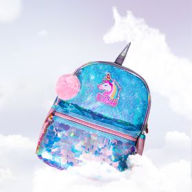 Girls Unicorn Backpacks (Color: Green)