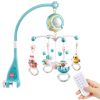 Musical Crib Bed Bell Rotating Mobile Star Projection Nursery Light Baby Rattle Toy