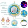 Musical Crib Bed Bell Rotating Mobile Star Projection Nursery Light Baby Rattle Toy