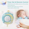 Musical Crib Bed Bell Rotating Mobile Star Projection Nursery Light Baby Rattle Toy