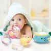 Musical Crib Bed Bell Rotating Mobile Star Projection Nursery Light Baby Rattle Toy